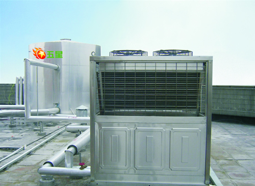 2台KRS-10东莞空气源热泵热水机组